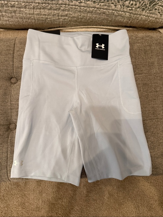 Under Armour Pants - Under Armour Women's White High-Rise Bike Shorts